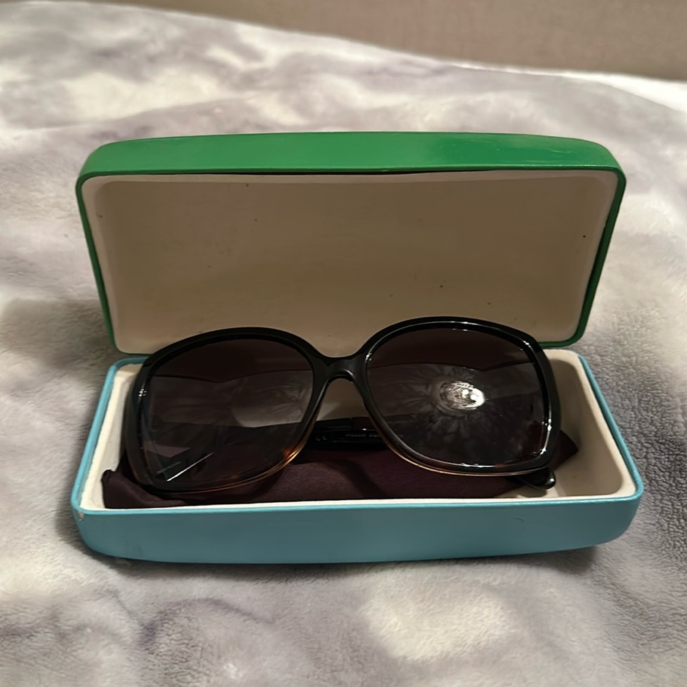 Kate spade black/tortoise gradient sunglasses